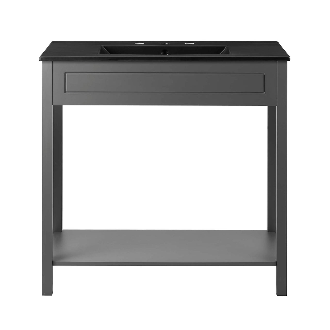 Altis Vanity Unit, Large, Gray & Black