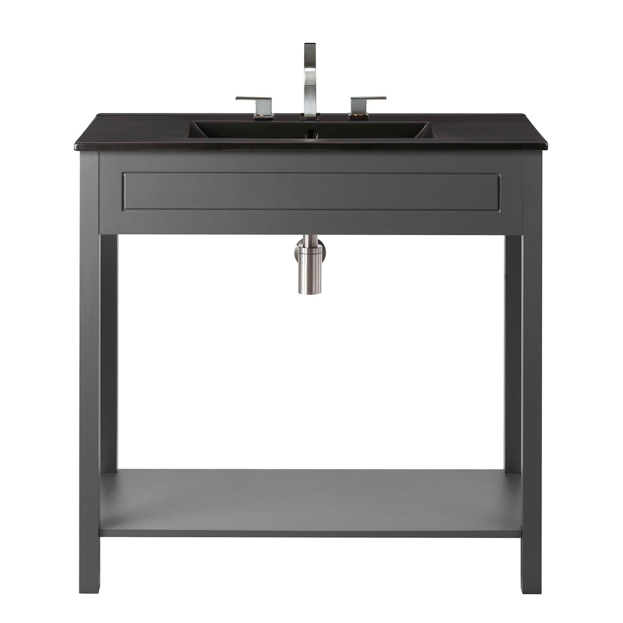 Altis Vanity Unit, Large, Gray & Black