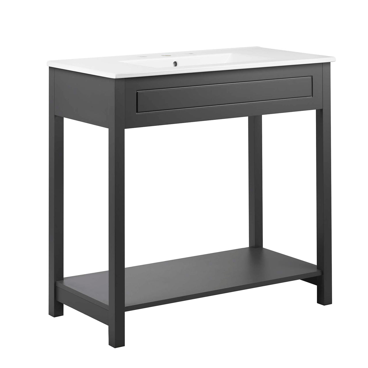 Altis Vanity Unit, Large, Gray & White