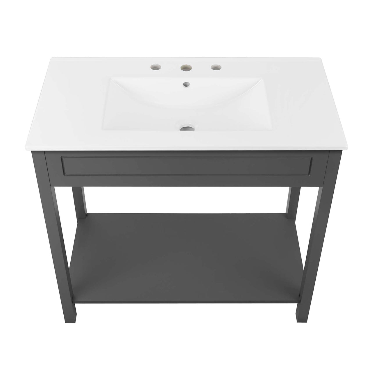 Altis Vanity Unit, Large, Gray & White