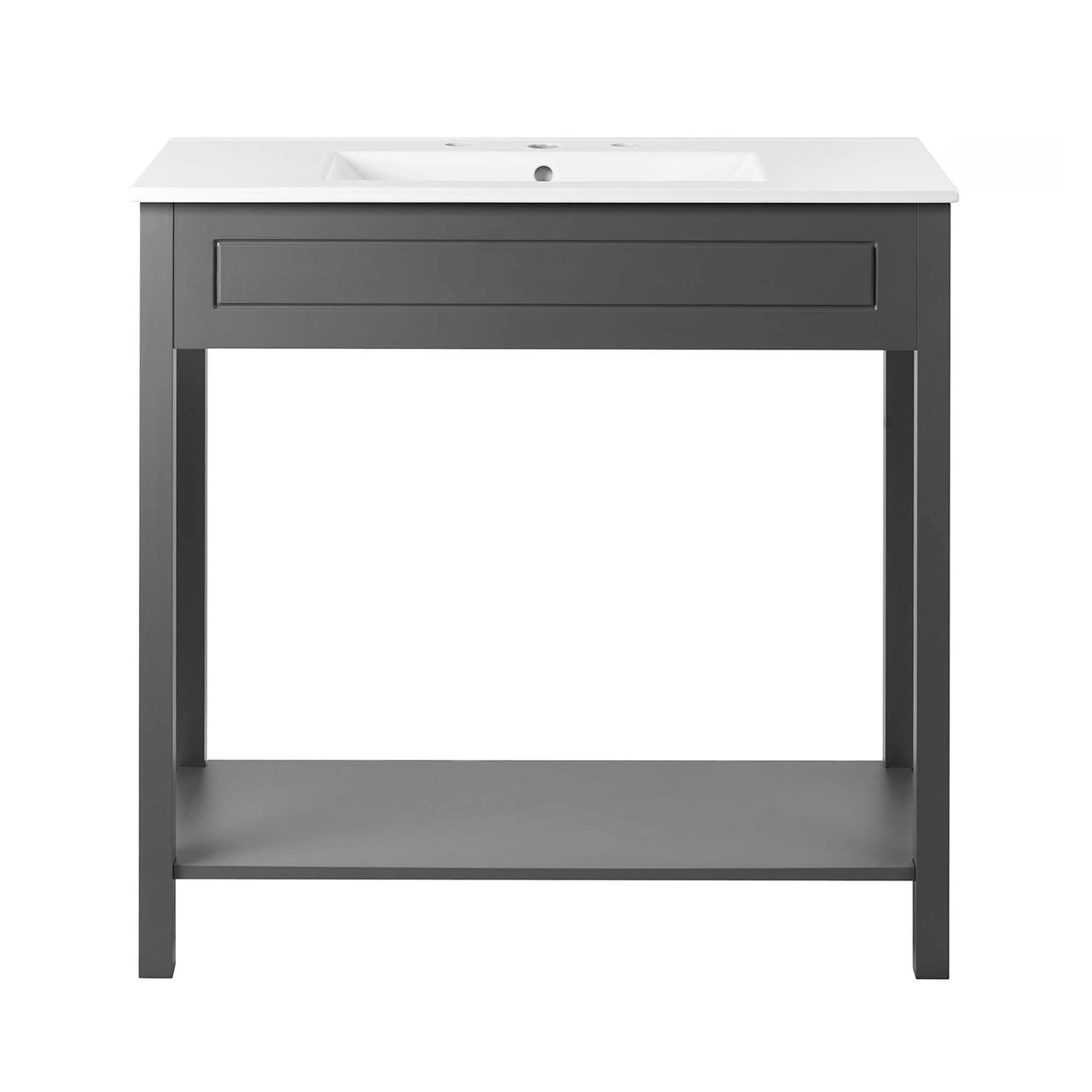 Altis Vanity Unit, Large, Gray & White