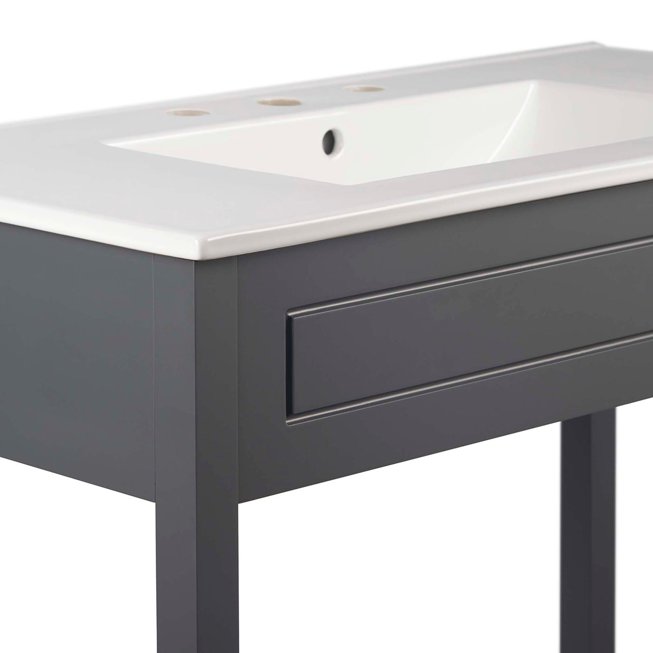 Altis Vanity Unit, Large, Gray & White
