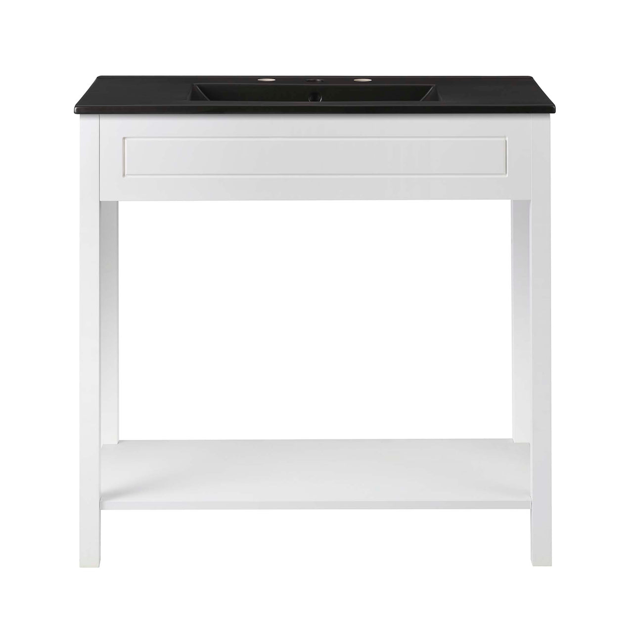 Altis Vanity Unit, Large, White & Black