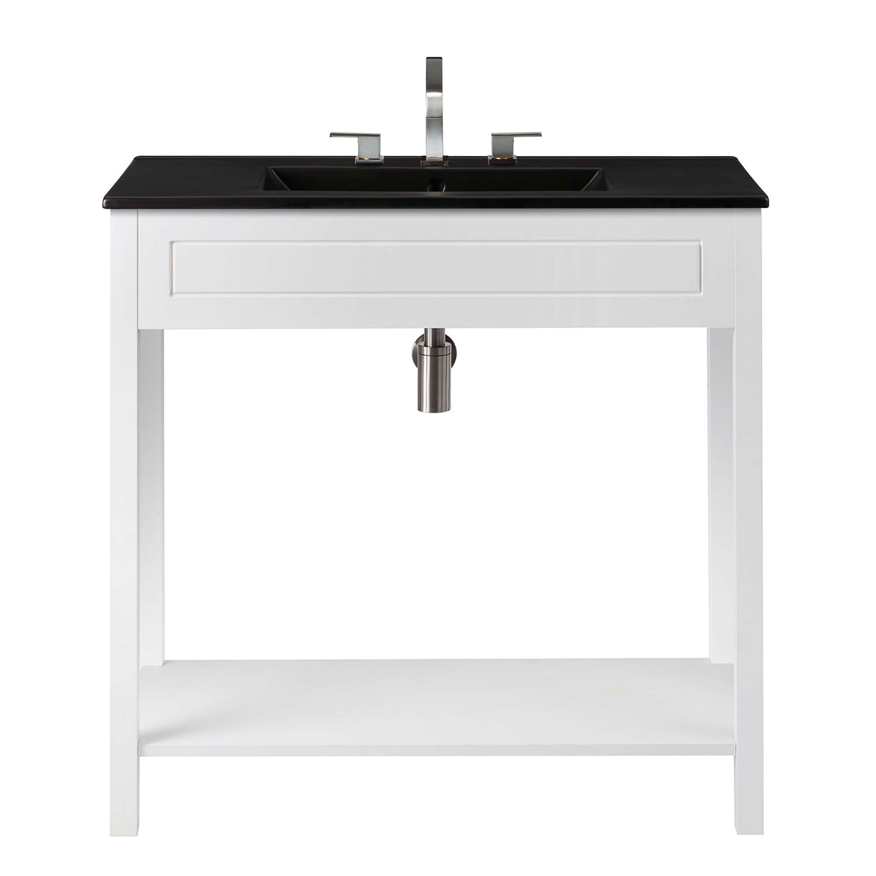 Altis Vanity Unit, Large, White & Black