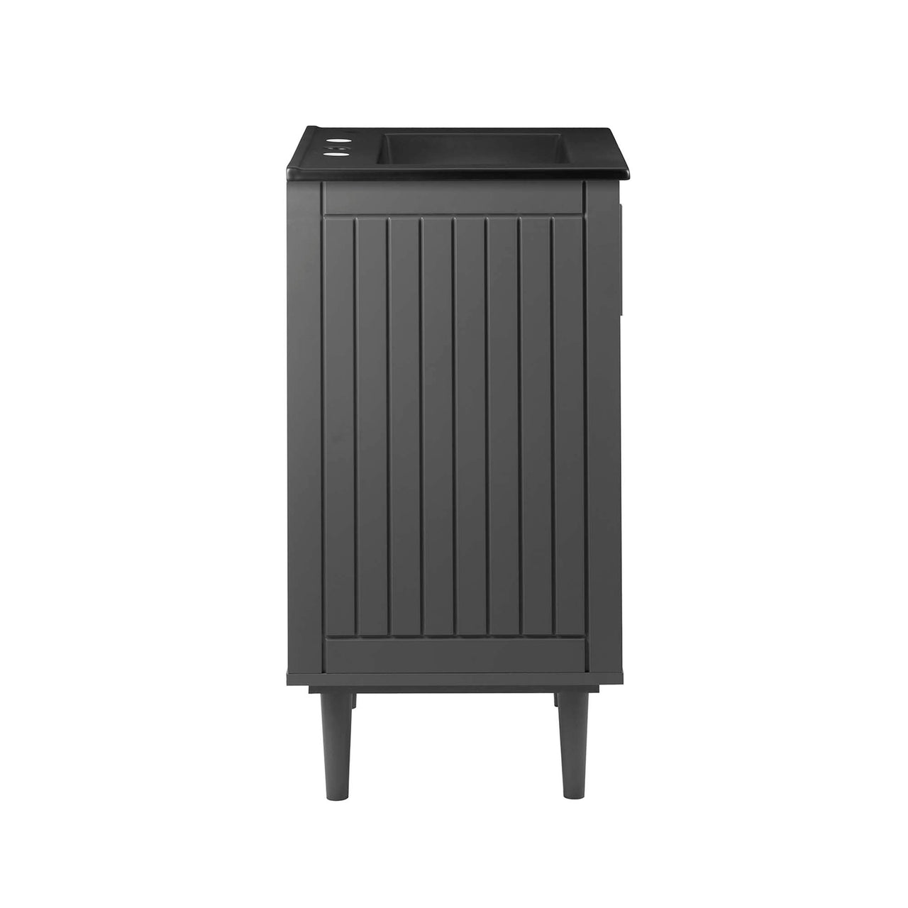 Augustus Vanity Unit, Small, Gray & Black
