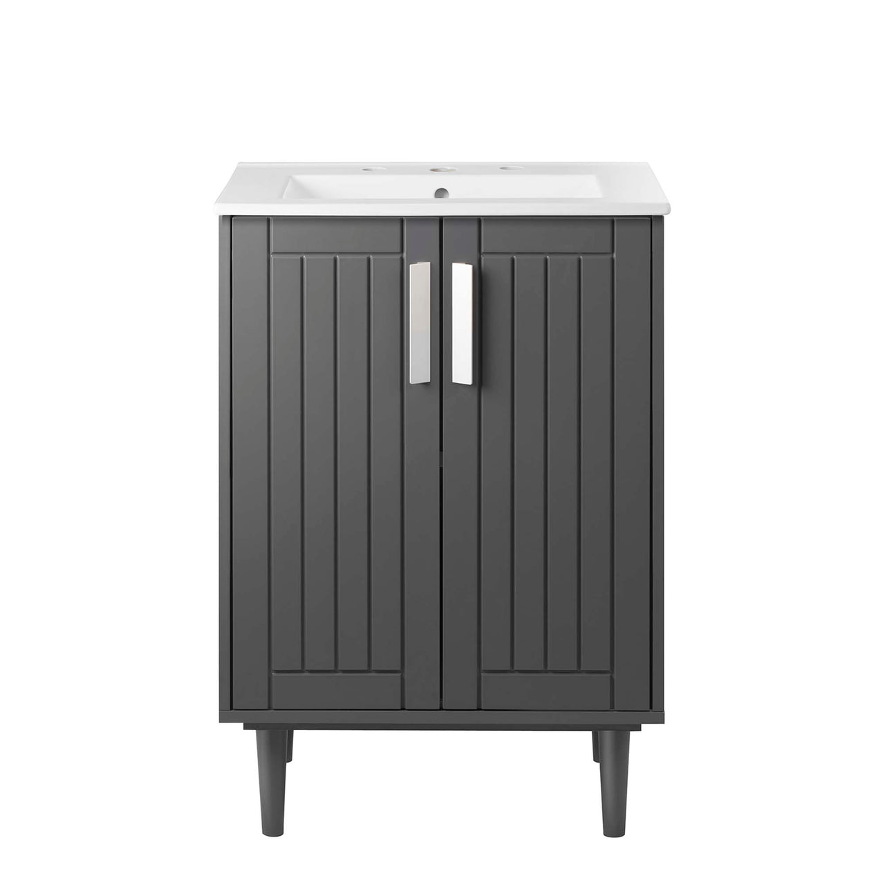 Augustus Vanity Unit, Small, Gray & White