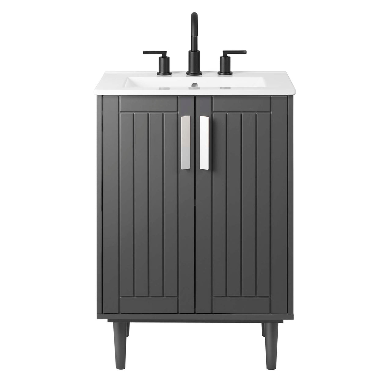 Augustus Vanity Unit, Small, Gray & White
