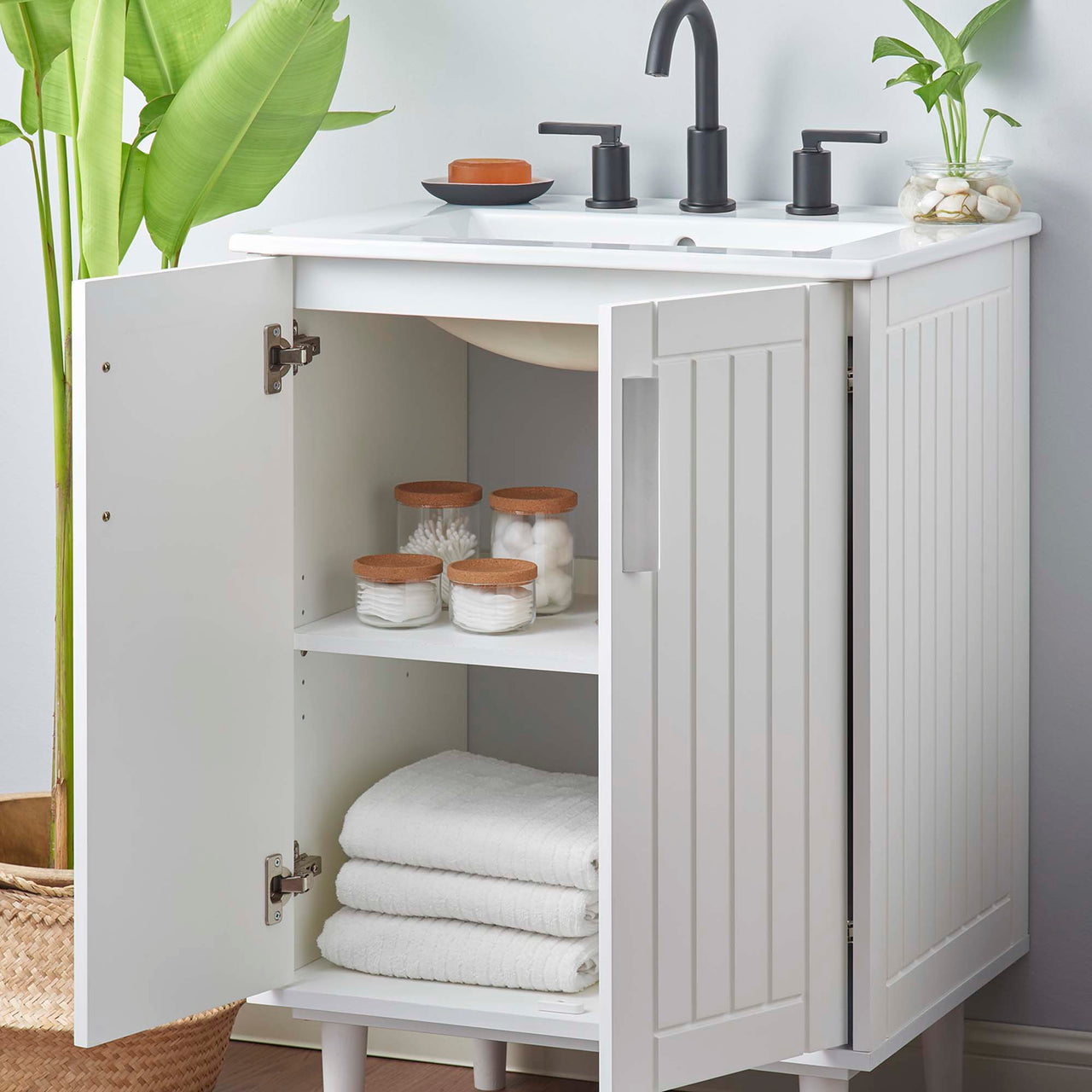 Augustus Vanity Unit, Small, White