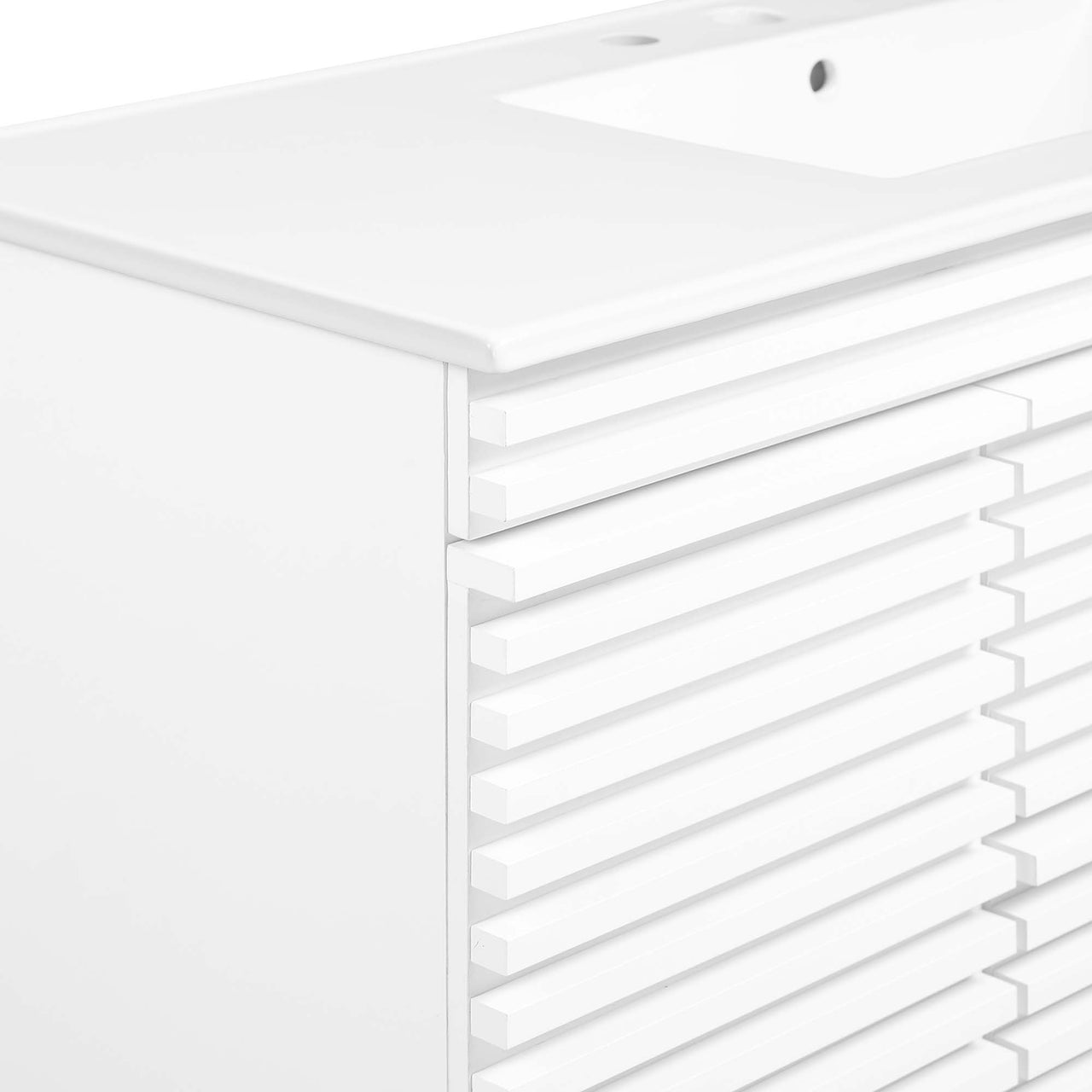 Ventra Floating Vanity Unit, Extra Large, White