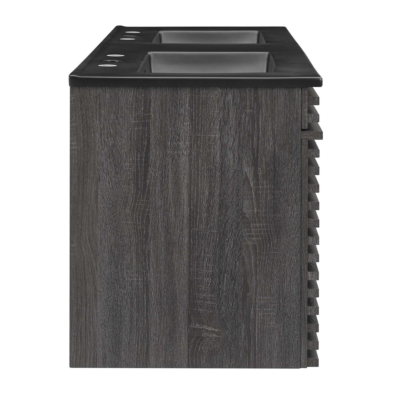 Ventra Floating Vanity Unit, Extra Large, Charcoal & Black