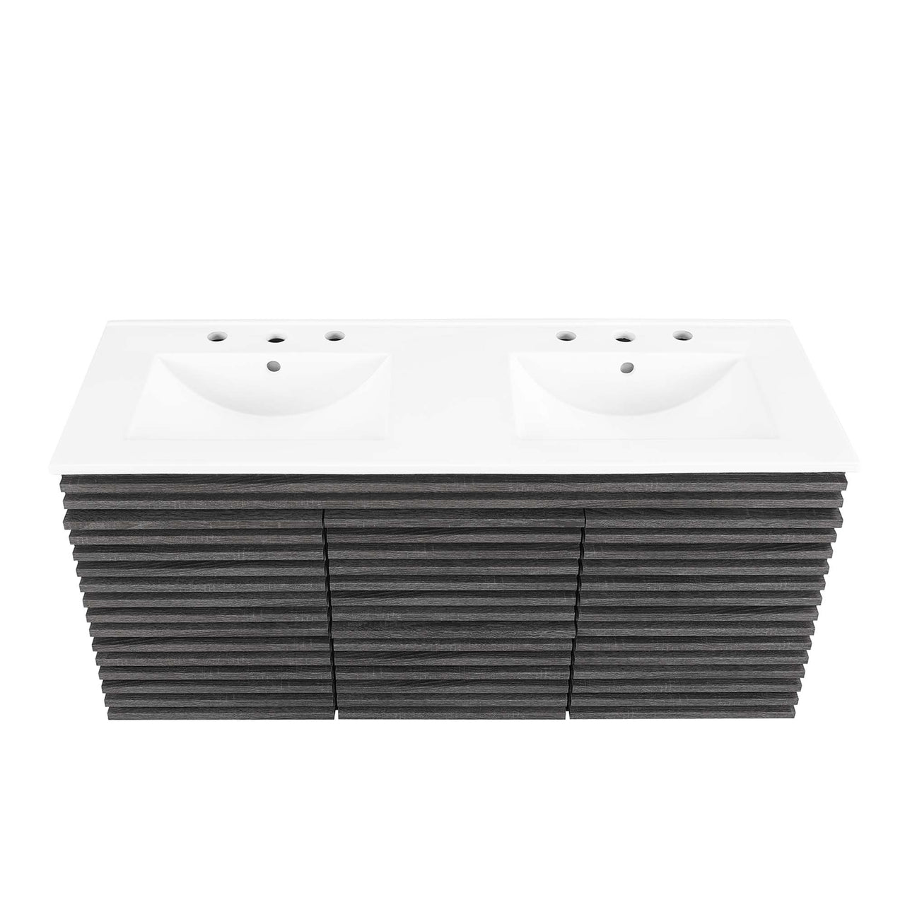 Ventra Floating Vanity Unit, Extra Large, Charcoal & White