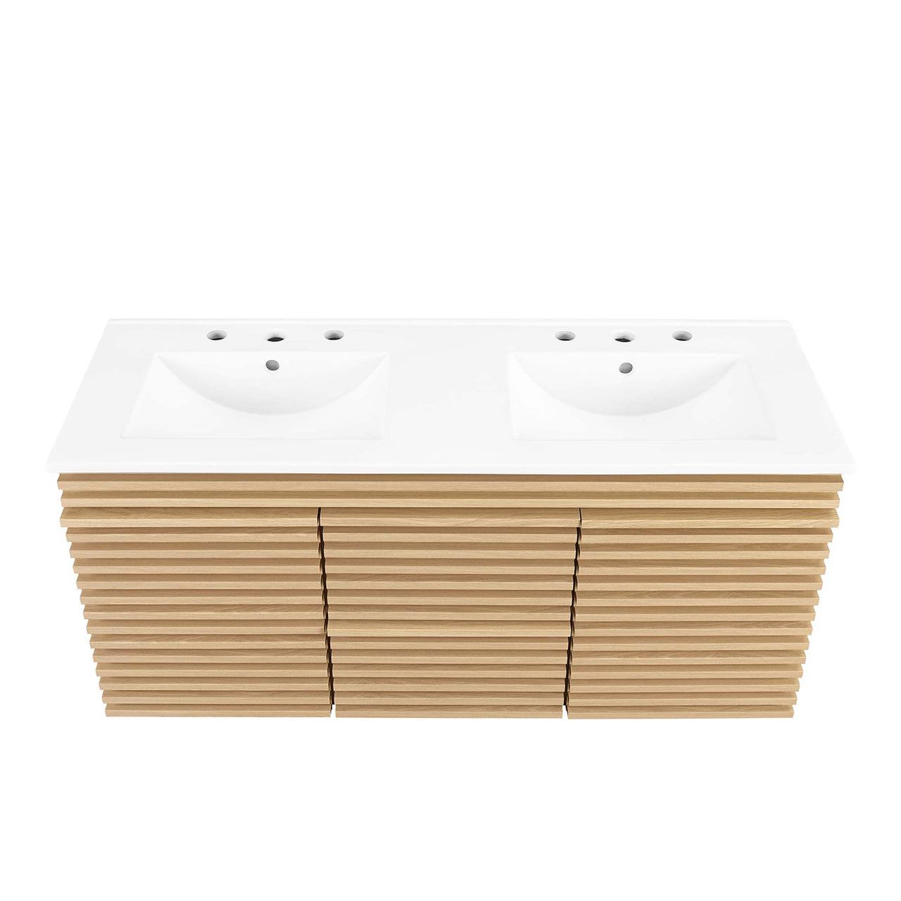 Ventra Floating Vanity Unit, Extra Large, Oak & White