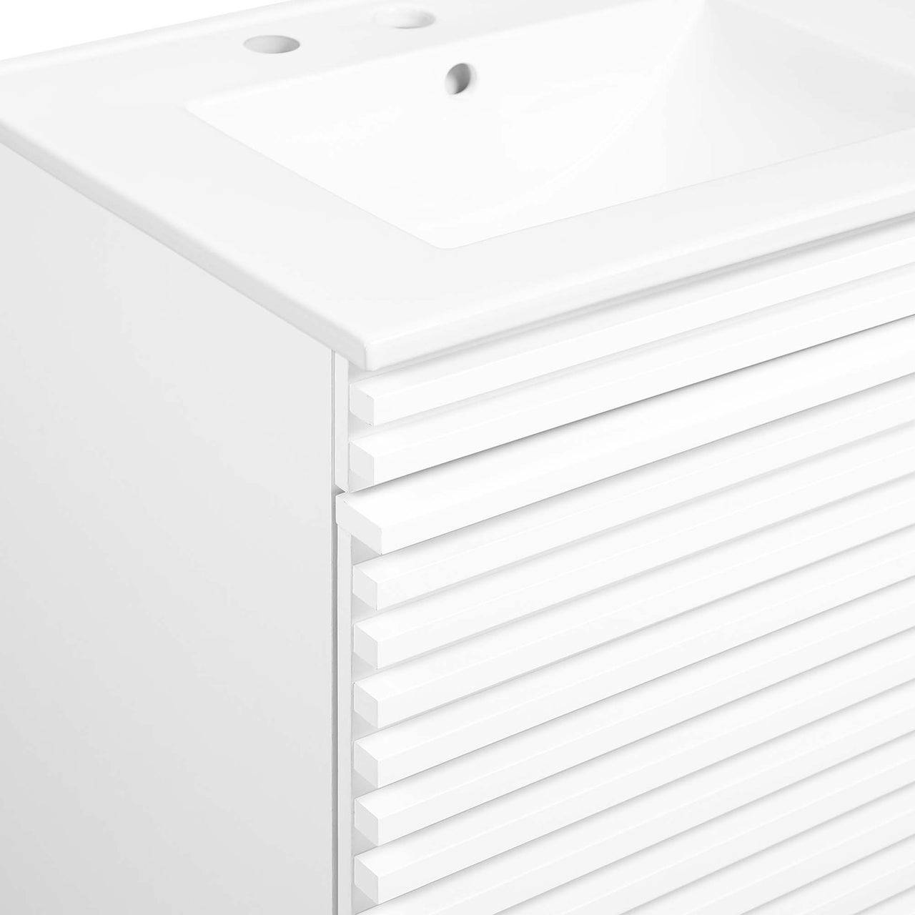 Ventra Floating Vanity Unit, Extra Large, White
