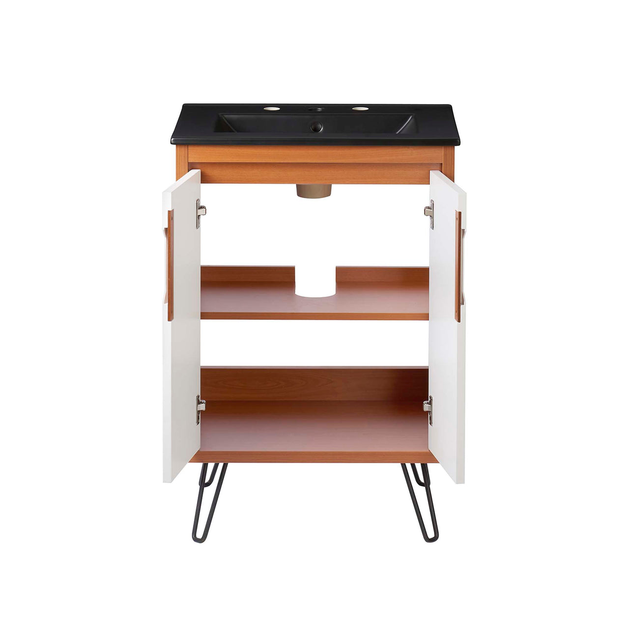 Starfire Vanity Unit, Small, Coral & Black