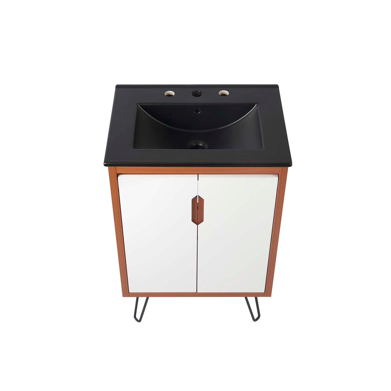 Starfire Vanity Unit, Small, Coral & Black