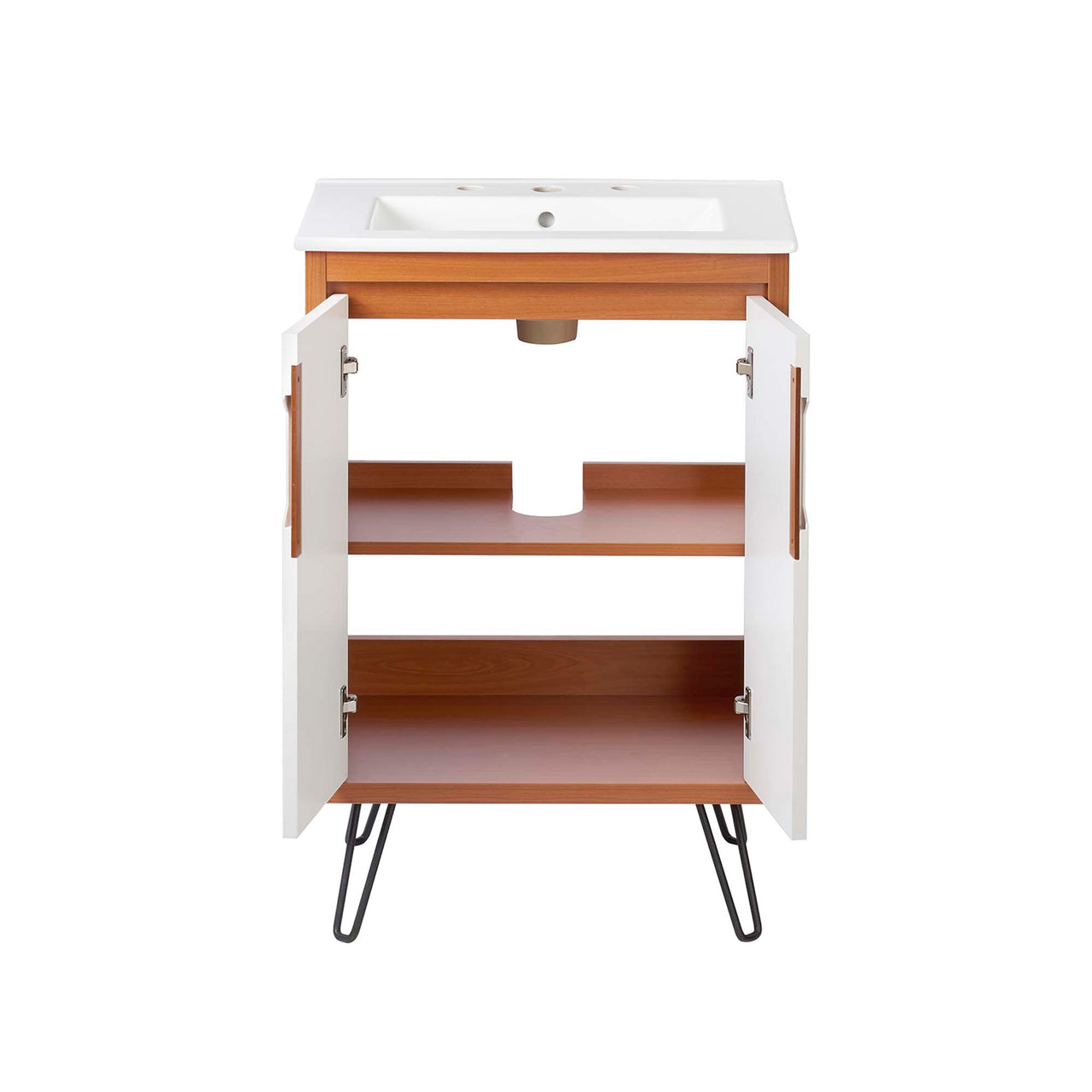Starfire Vanity Unit, Small, Coral & White