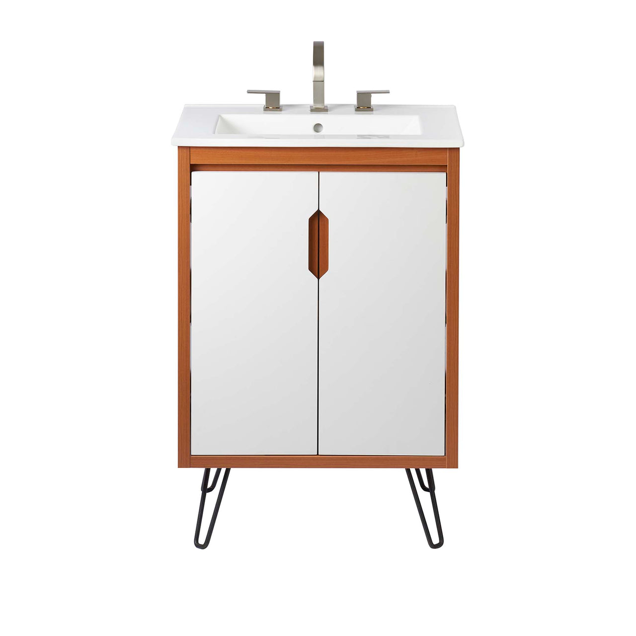Starfire Vanity Unit, Small, Coral & White