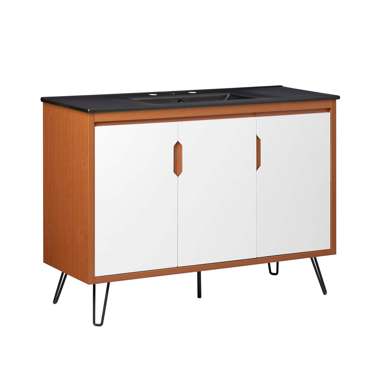 Starfire Vanity Unit, Extra Large, Coral & Black
