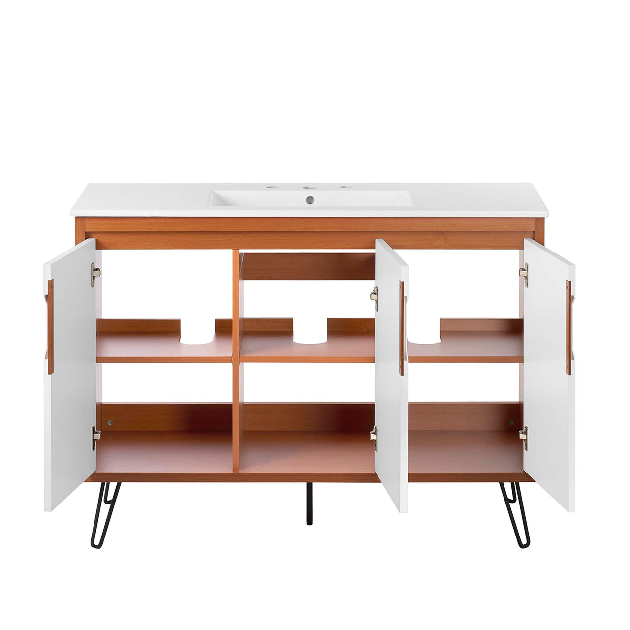 Starfire Vanity Unit, Extra Large, Coral & White