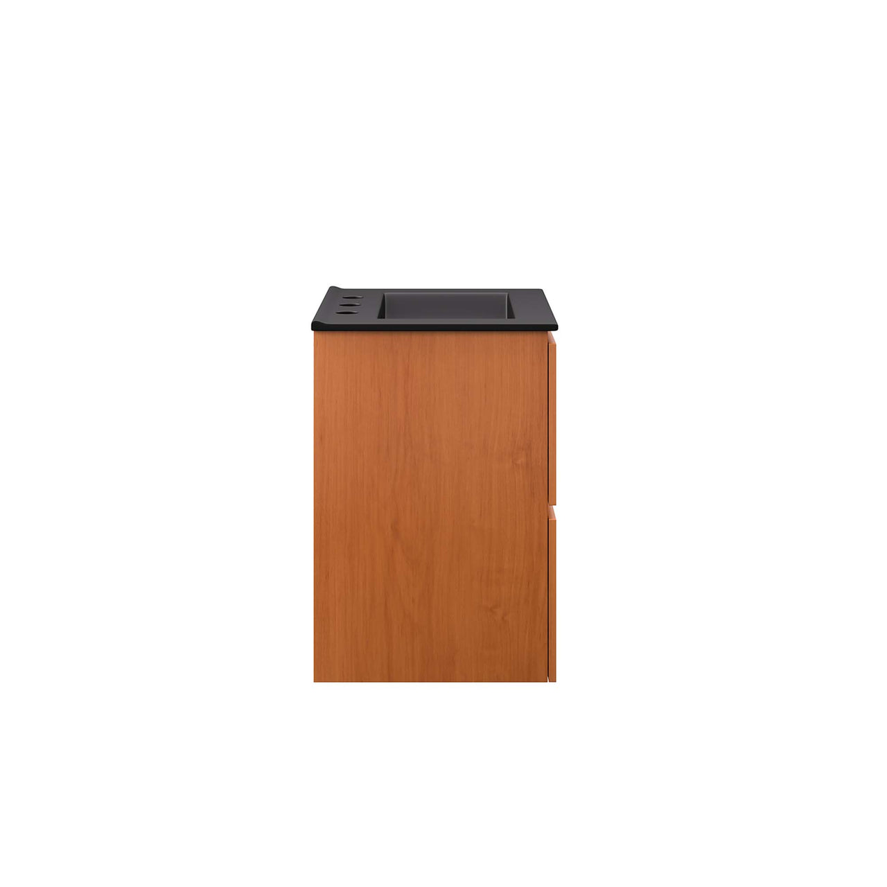 Cinnara Floating Vanity Unit, Extra Small, Coral & Black