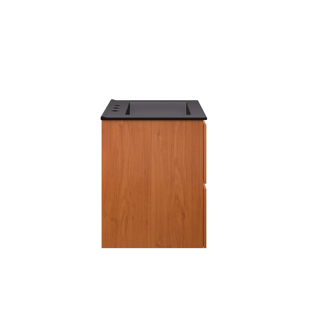 Cinnara Floating Vanity Unit, Small, Coral & Black