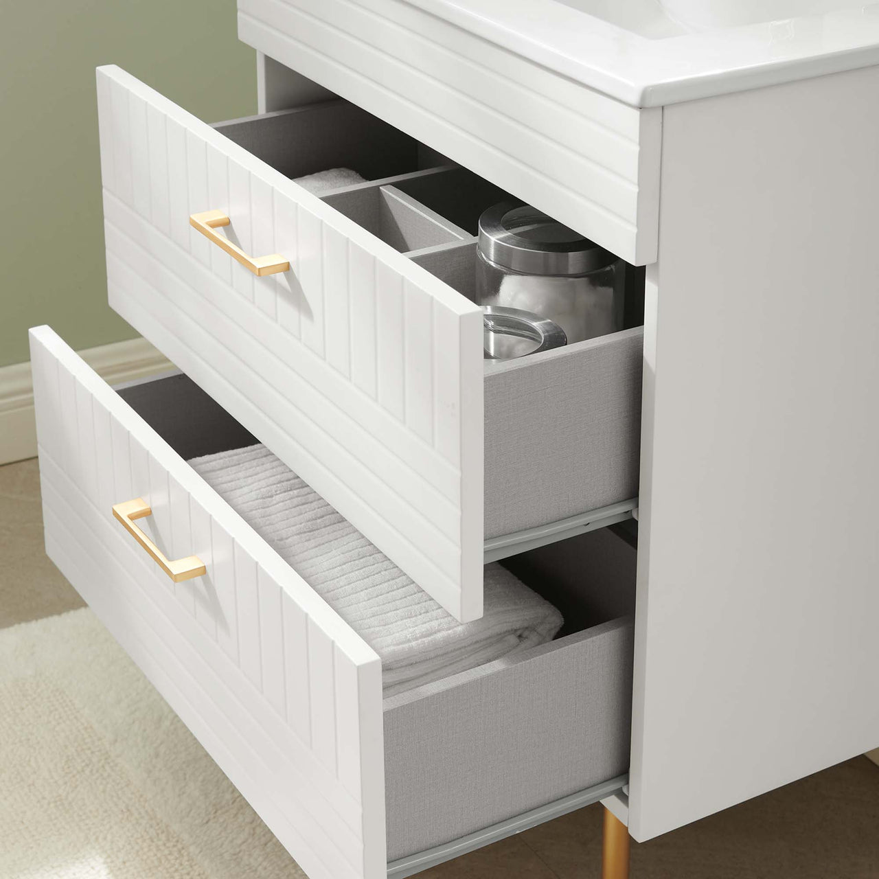 Dawnridge Vanity Unit, White