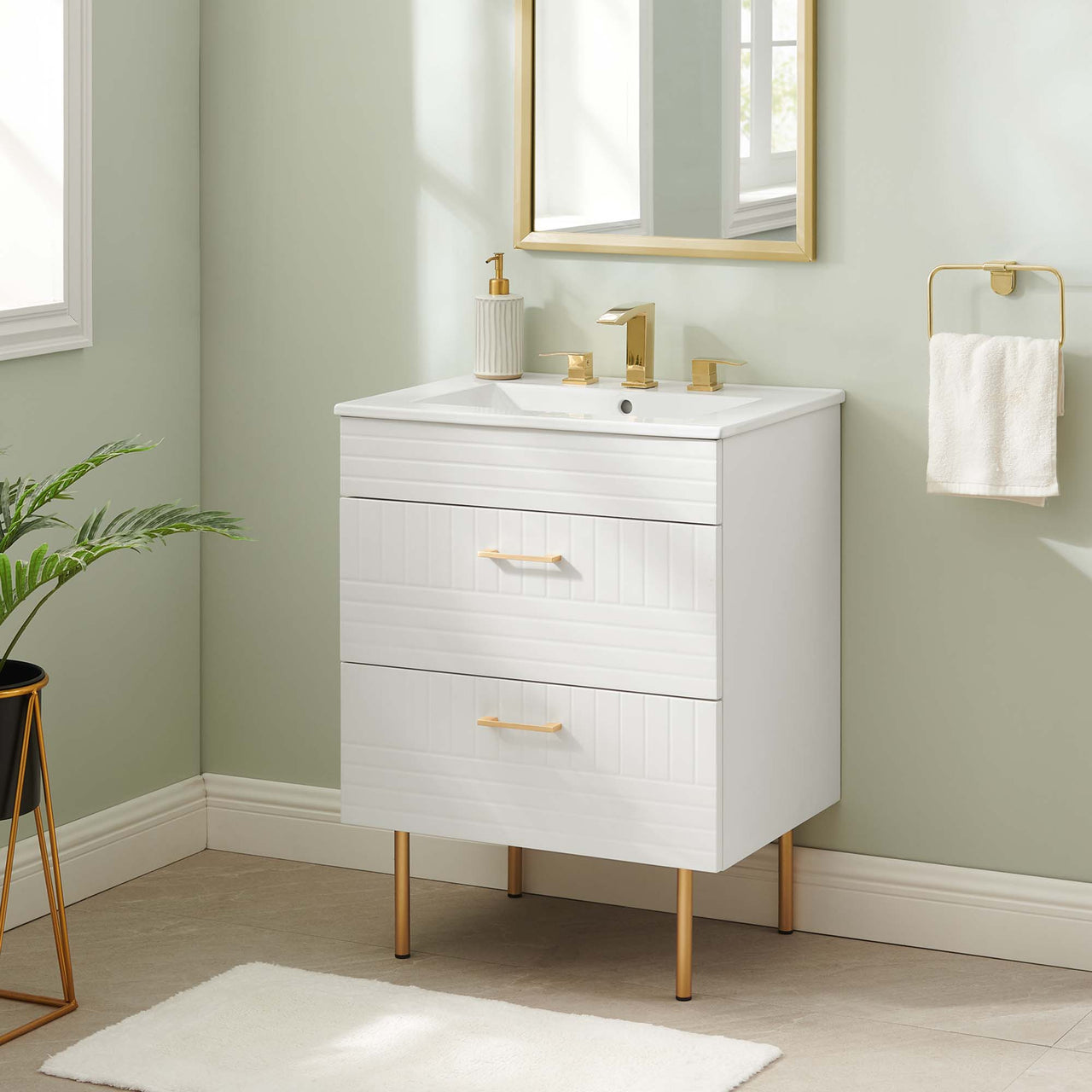 Dawnridge Vanity Unit, White