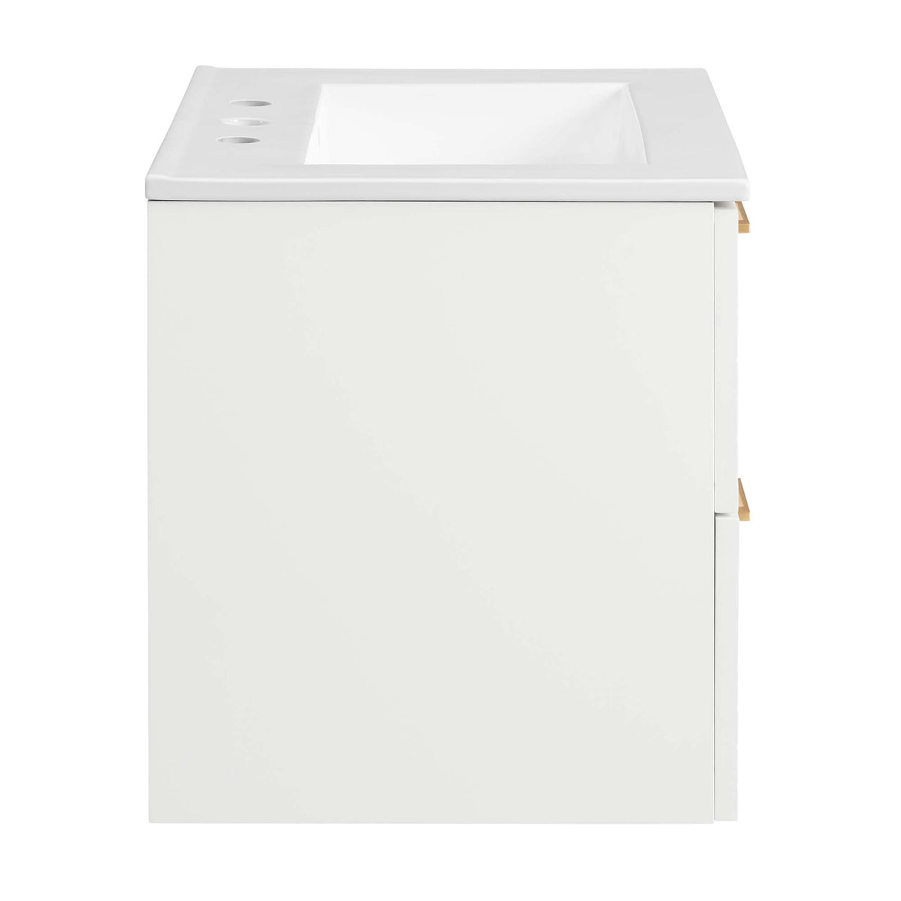 Dawnridge Levitating Vanity Unit, White