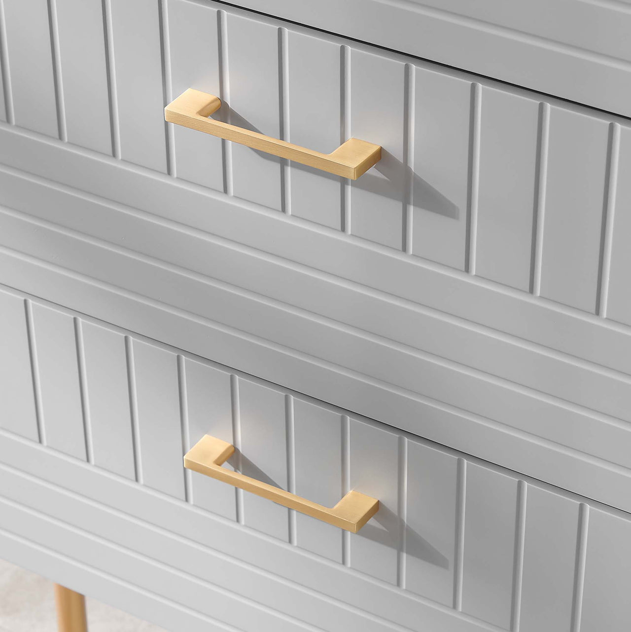 Dawnridge Vanity Unit, Light Gray & Black