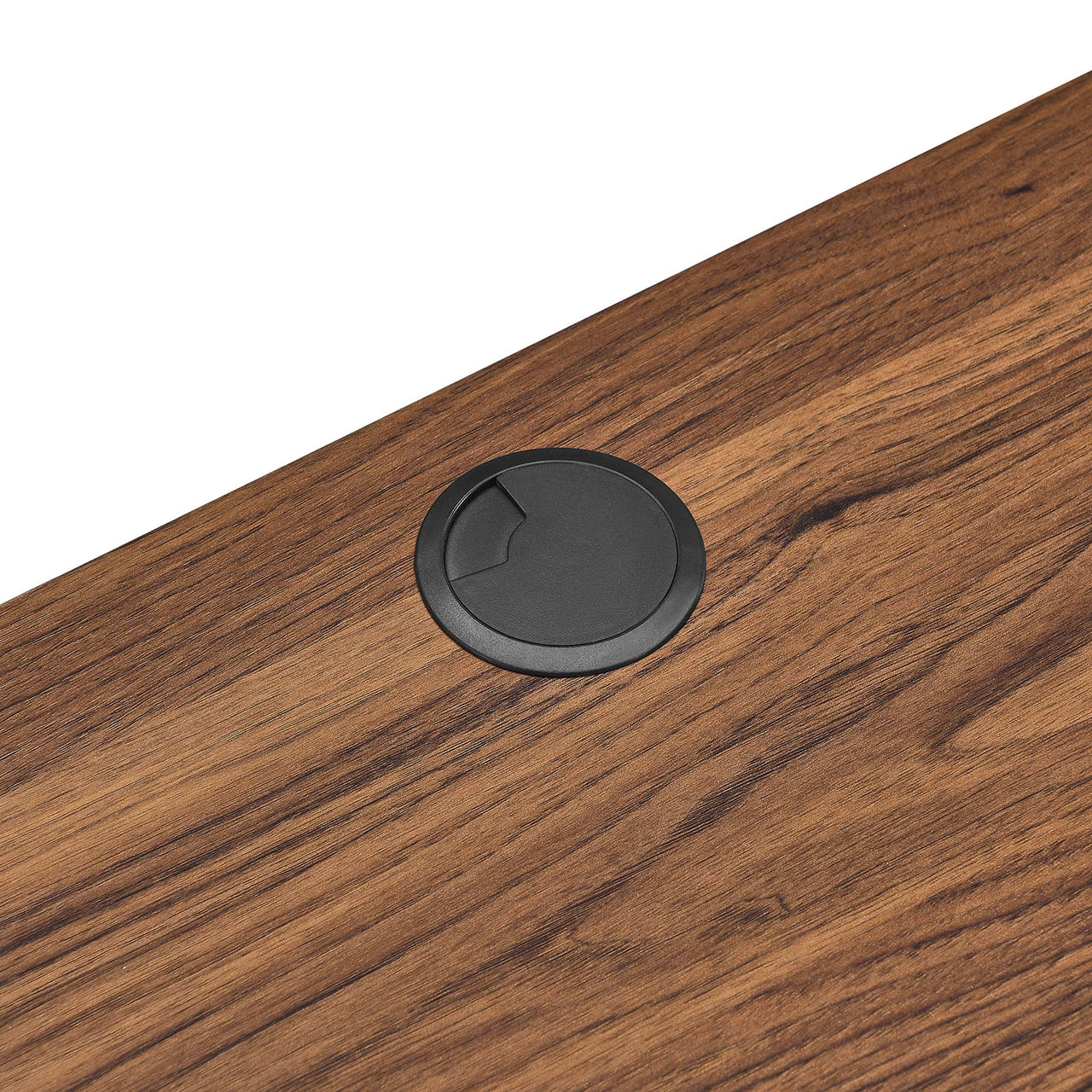 Erisen Floating Desk, Walnut & White