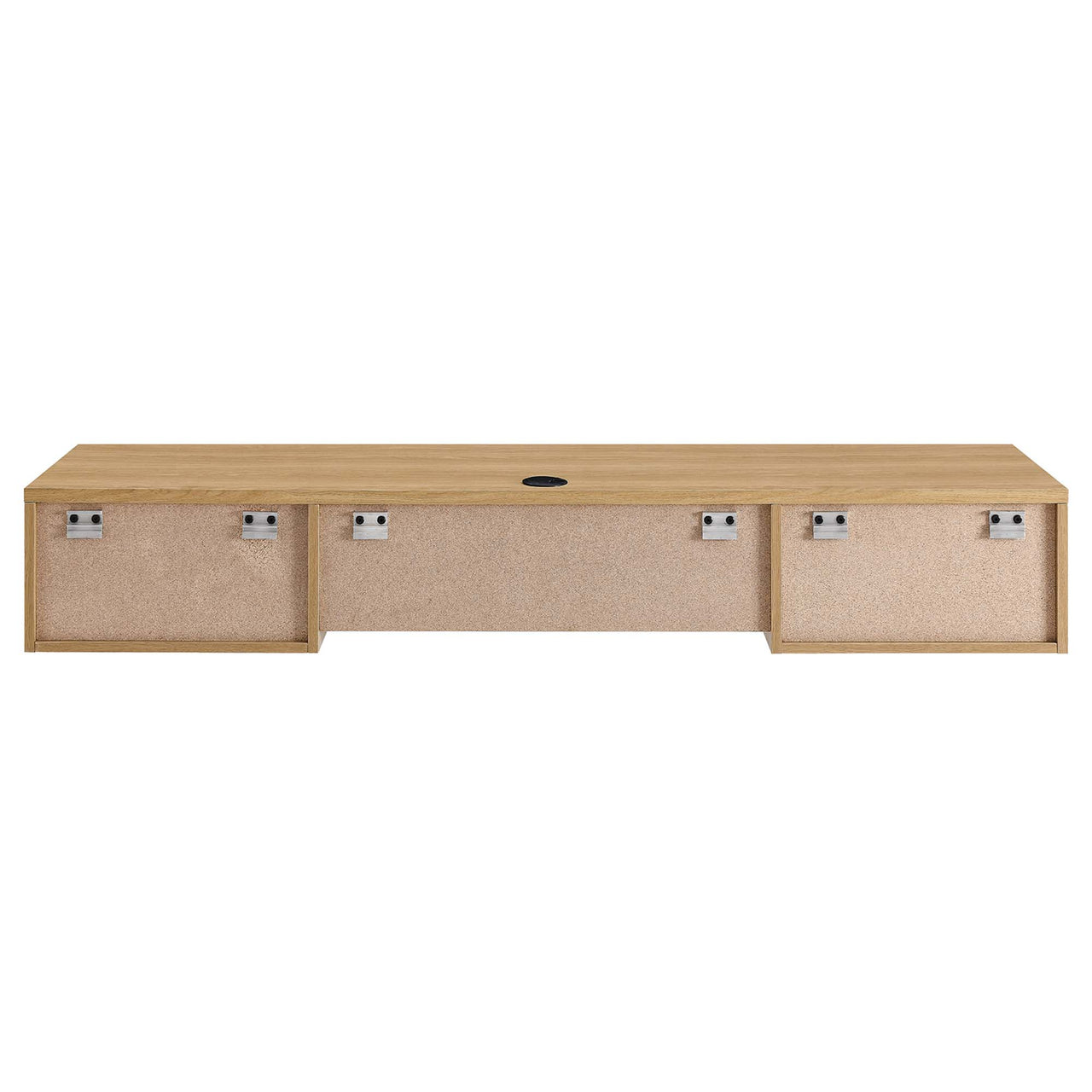 Ventra Wall Mount Wood Office Desk, Oak