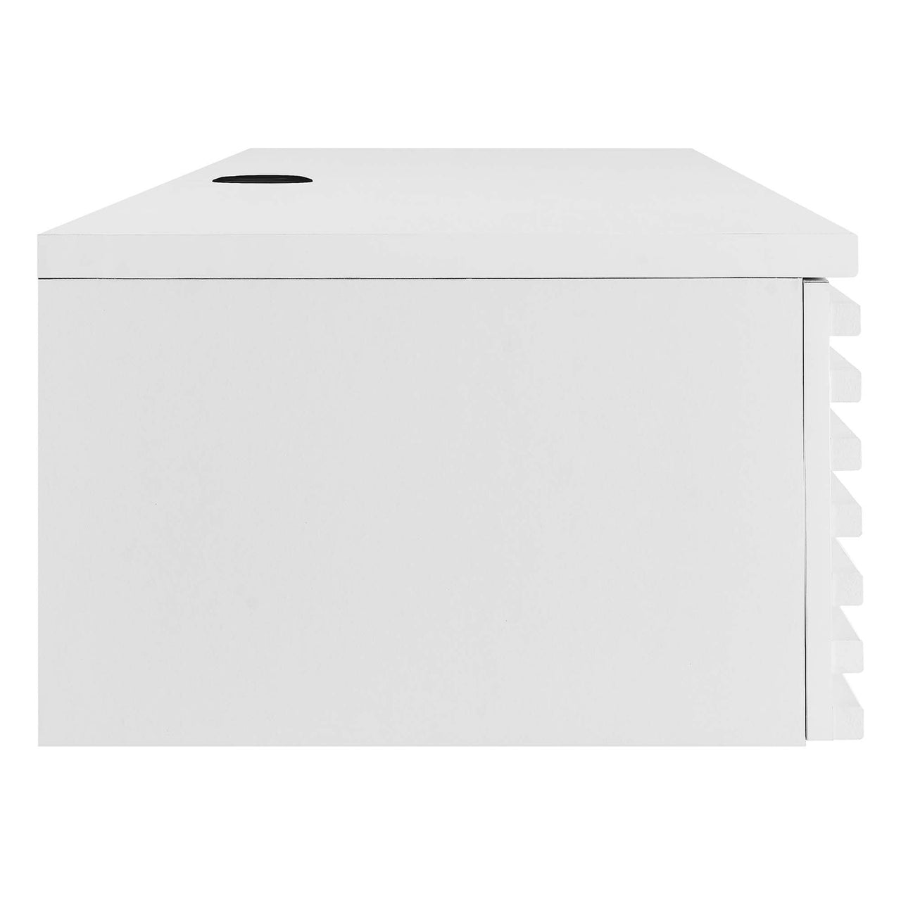 Ventra Wall Mount Wood Office Desk, White