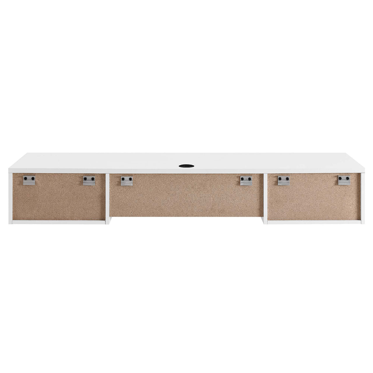 Ventra Wall Mount Wood Office Desk, White