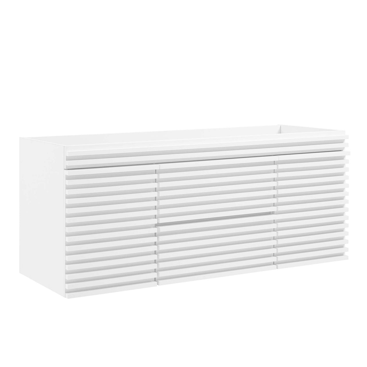 Ventra Vanity Base with Storage (Single Sink Compatible), Extra Large, White