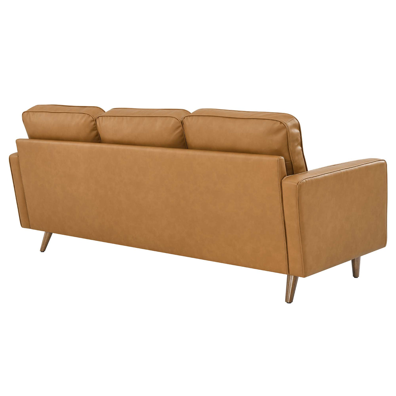 Bravien Leather Sectional, Tan