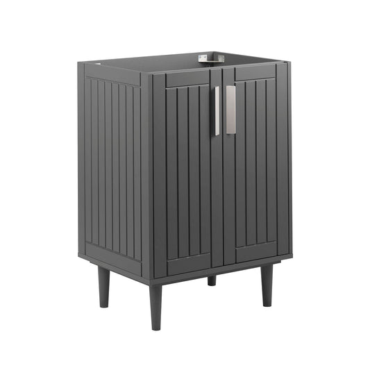 Augustus Vanity Base with Storage, Small, Gray