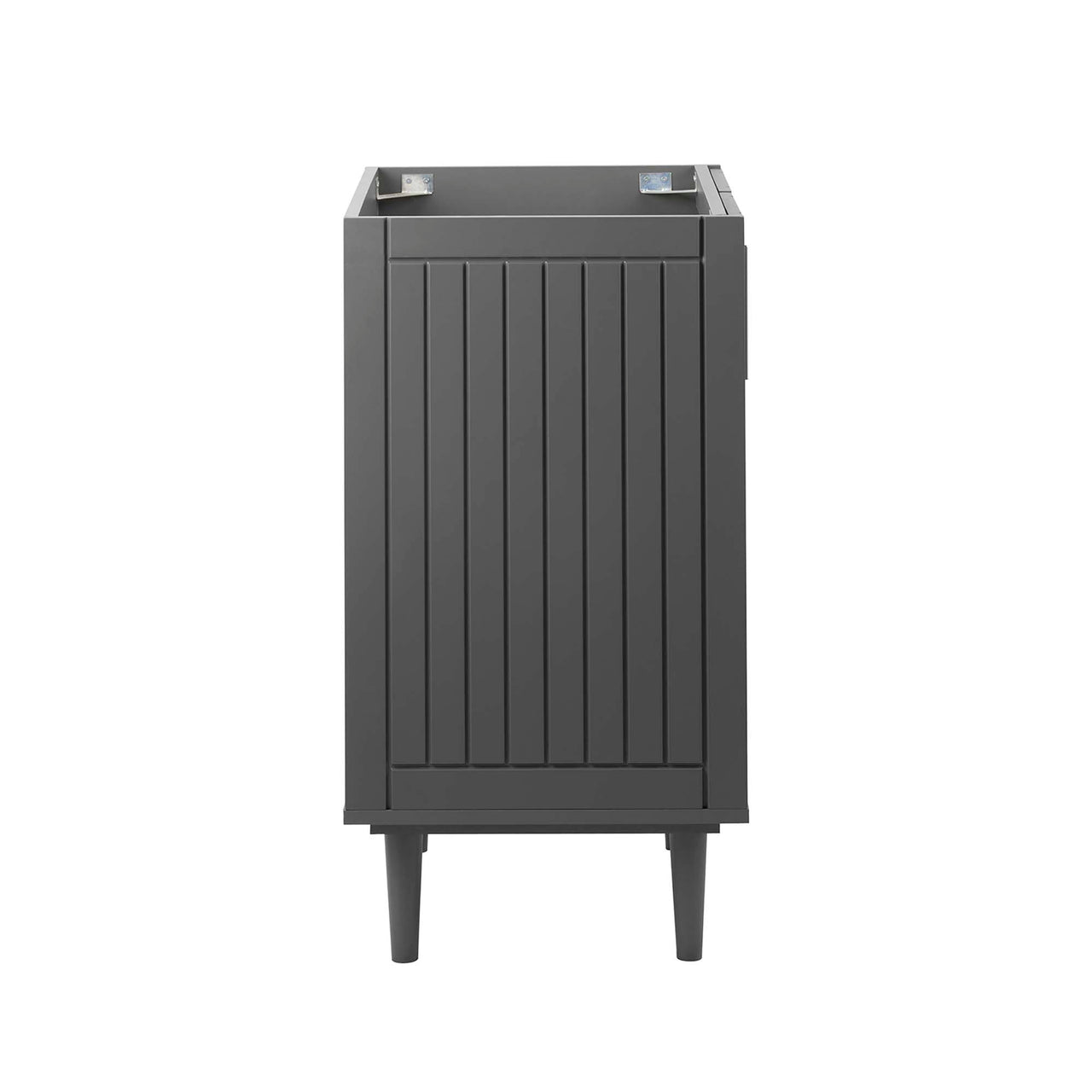 Augustus Vanity Base with Storage, Small, Gray