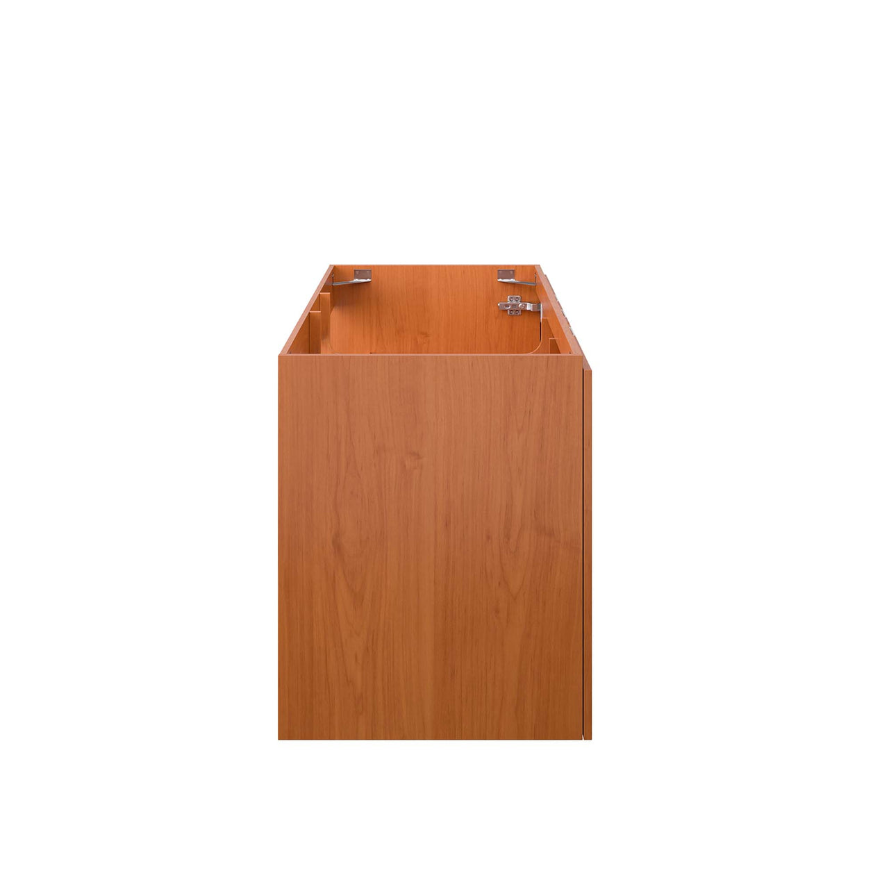 Cinnara Vanity Base with Storage (Double Sink Compatible), Extra Large, Coral & Walnut