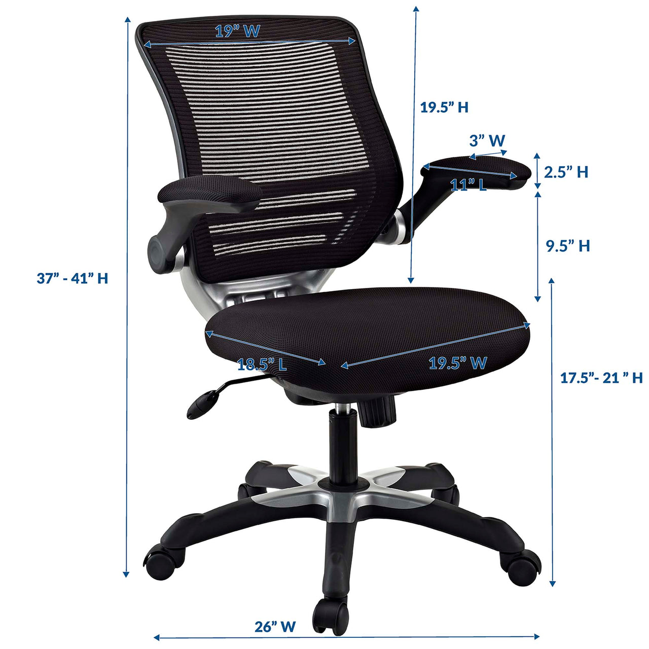 Elevon Office Chair, Black