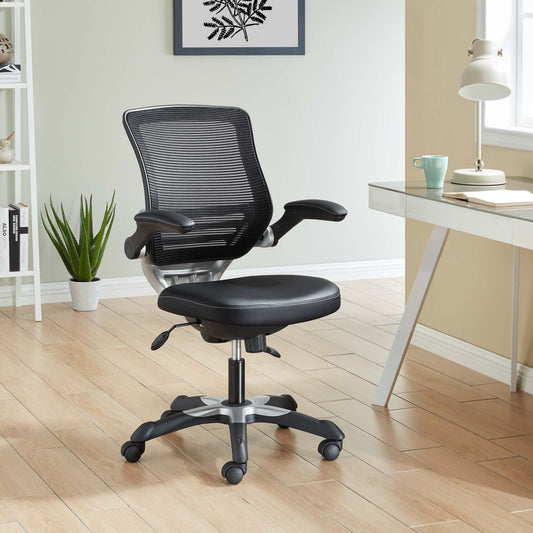 Elevon Eco-Leather Office Chair, Black