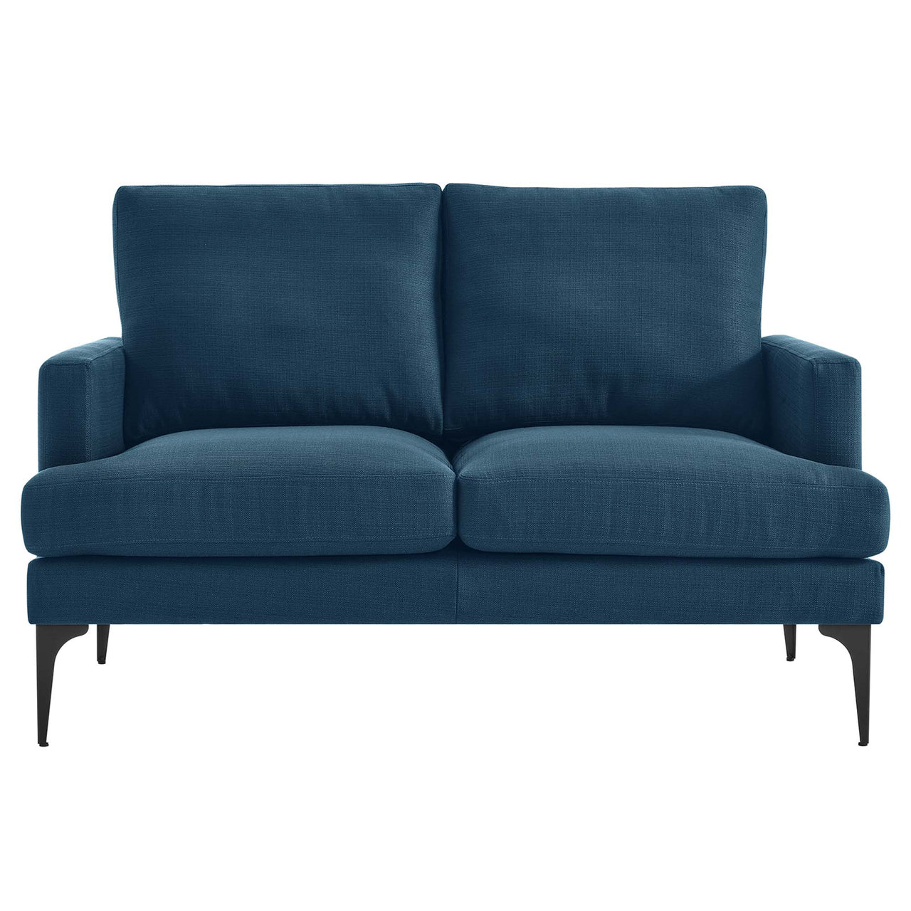 Sonnet Fabric Loveseat, Azure