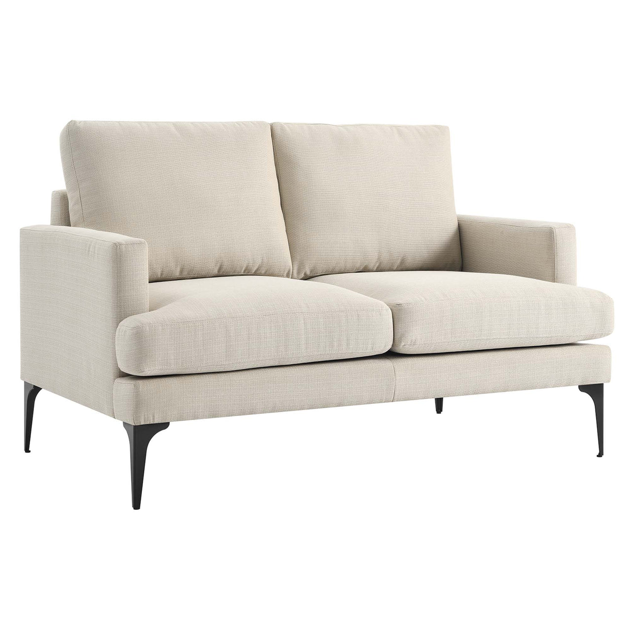 Sonnet Fabric Loveseat, Beige