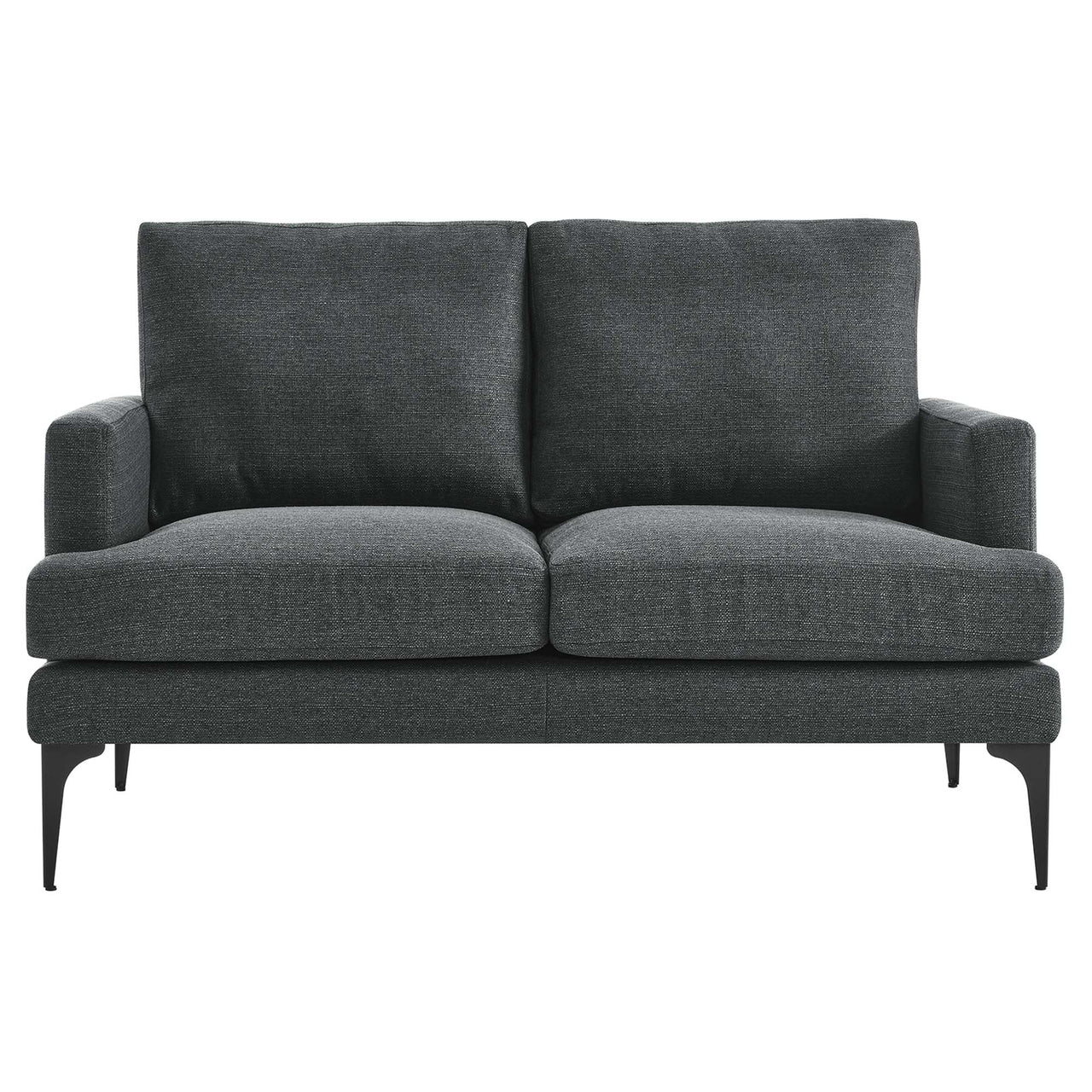 Sonnet Fabric Loveseat, Gray