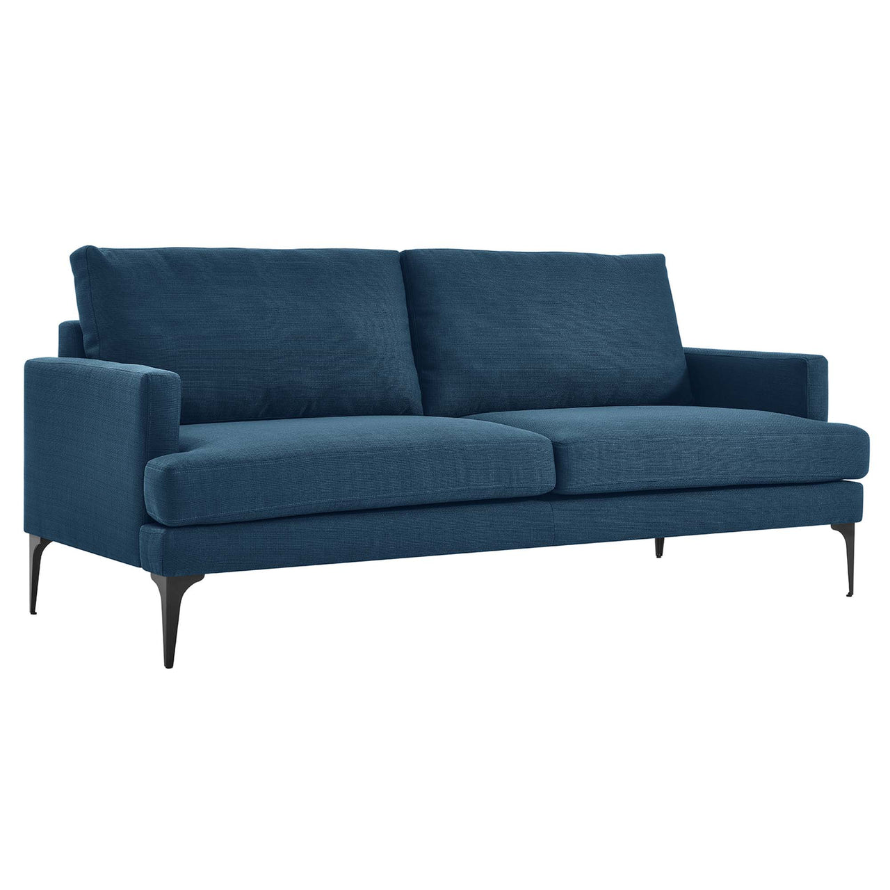 Sonnet Fabric Sofa, Azure