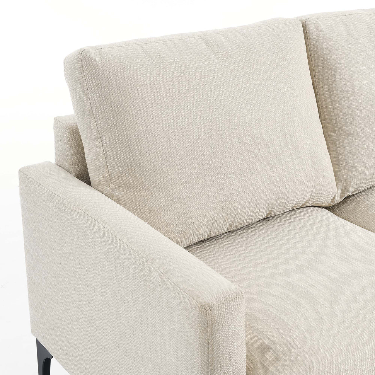 Sonnet Right-Facing Fabric Sectional, Beige