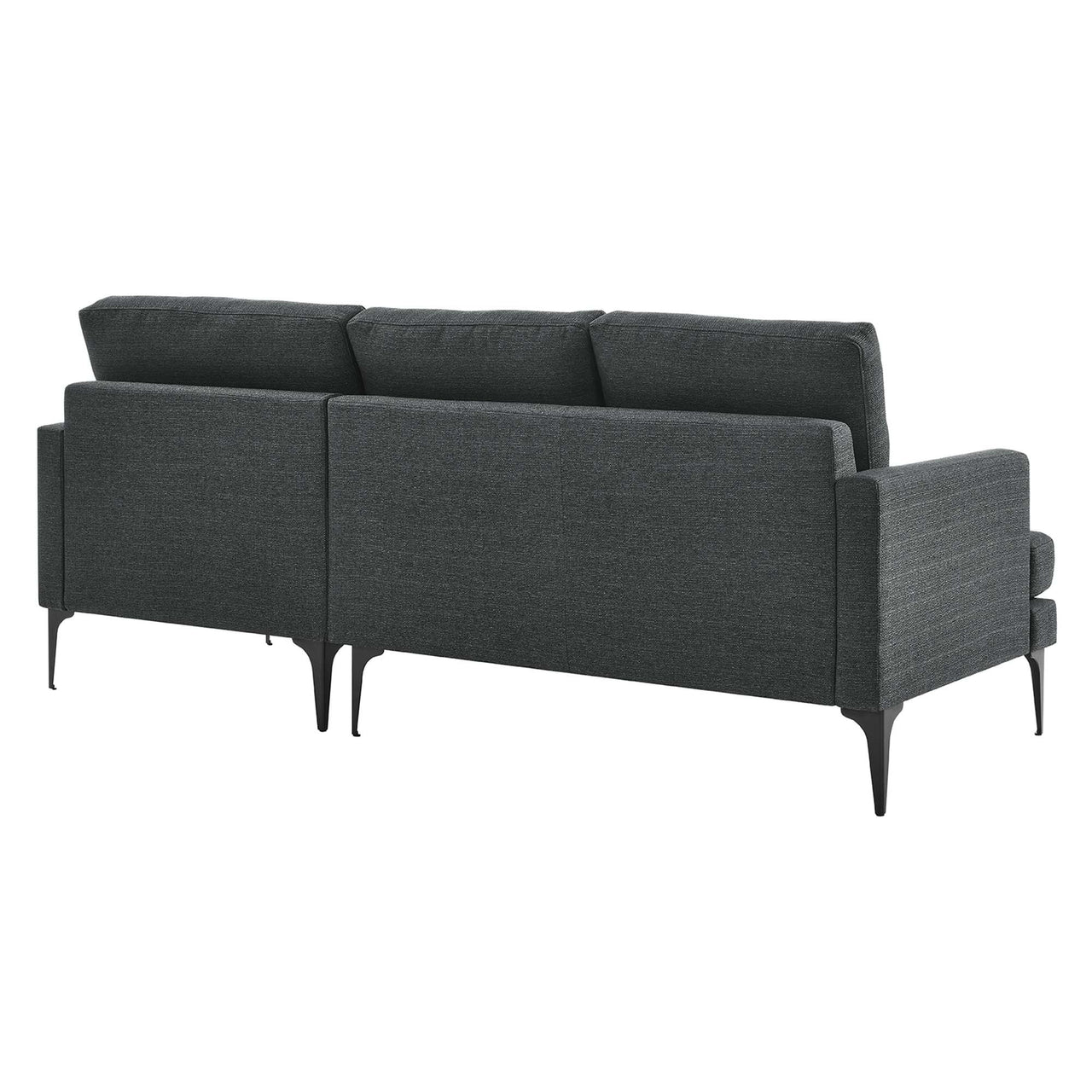 Sonnet Right-Facing Fabric Sectional, Gray