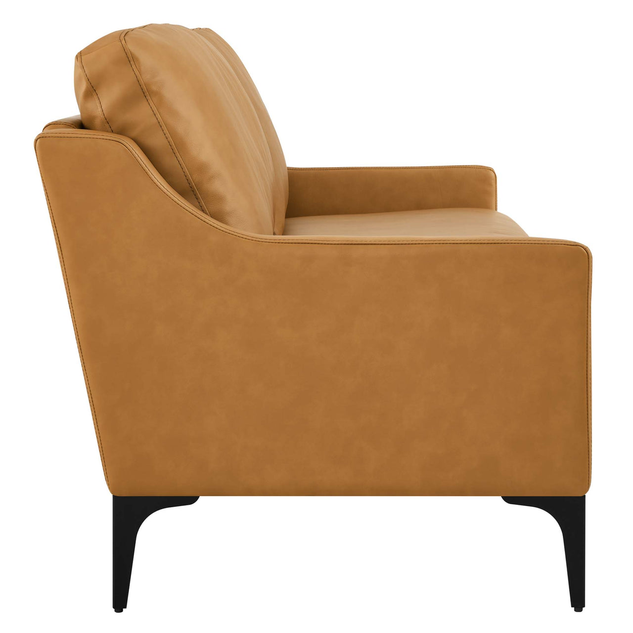 Core Leather Sofa, Tan