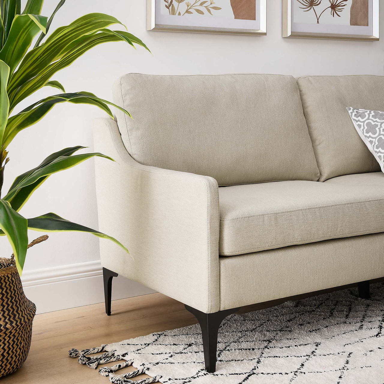 Core Fabric Sofa, Beige