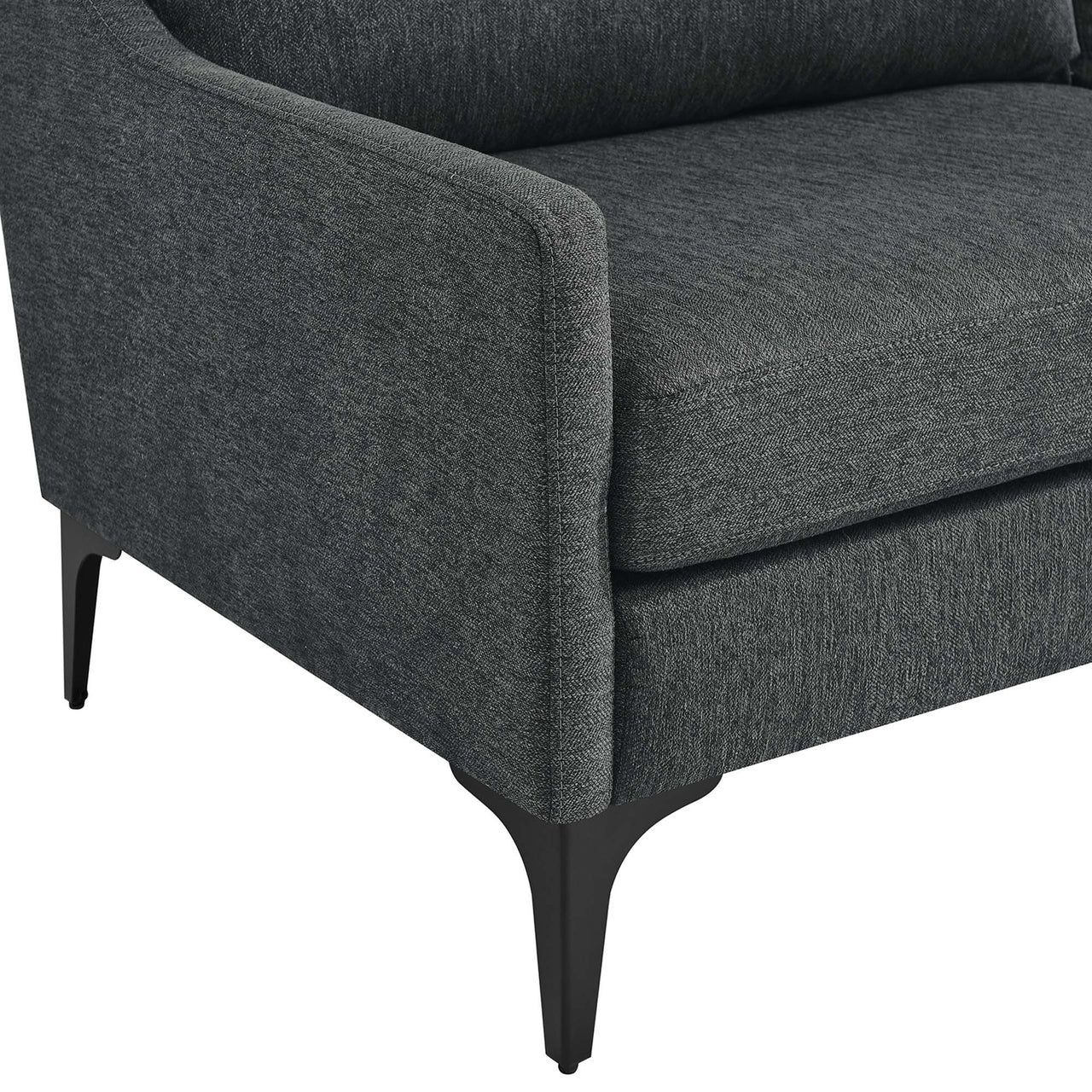 Core Fabric Sofa, Charcoal