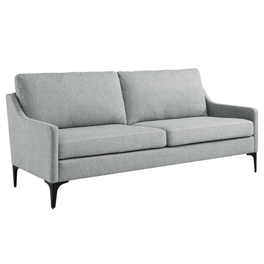 Core Fabric Sofa, Light Gray